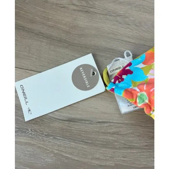 O'Neill Brasilia Floral Madrid Reversible Bikini Top NWT Size Large - Picture 4 of 6